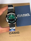 ساعت کاسیو مردانه مشکی صفحه سبز Casio AMW-B880